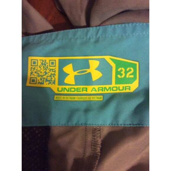 Men UNDER ARMOUR Men's Sz 32 MTN Breaker Board Shorts Trunks Gray - Picture 7 of 9